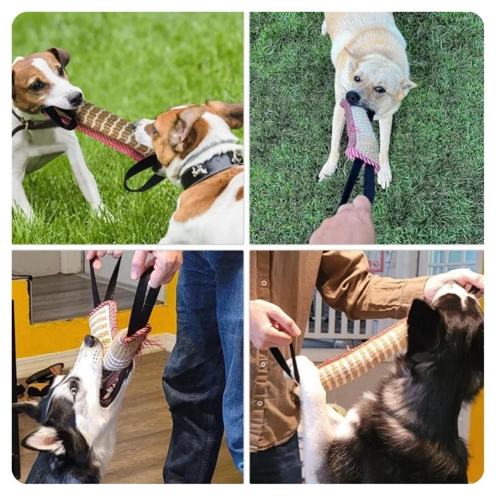 Dog Training Toys Outdoor Interactive Tug of War Training Bite Stick