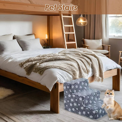 Removable Washable Dog Stairs Pet Stairs Dog Climbing Ladder