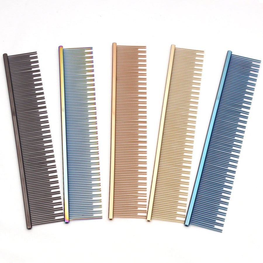 Dog Grooming Comb Groomer for Dogs Copper Blue Groomer