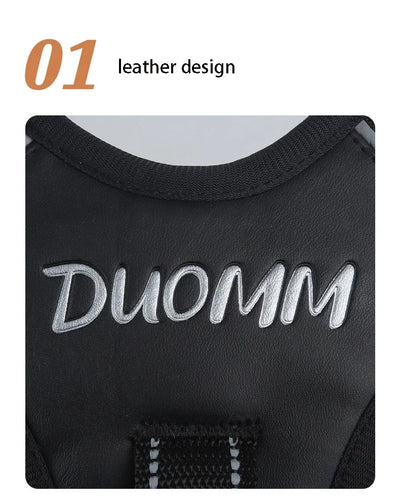 Dog Harness,No Pull Harness,Reflective No-Choke Pet PU Vest