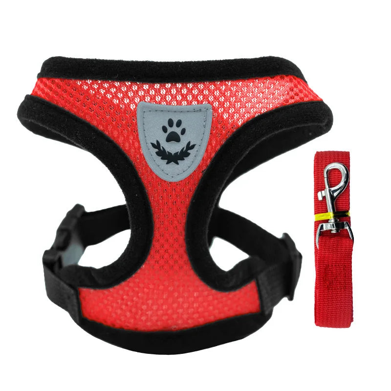 Puppy Harness Set Dog Accessories Adjustable Puppy
