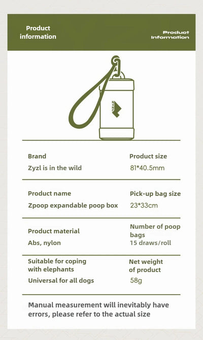 Dog Poop Collection Bag Easy Tear Portable Dogs Poop Picking Bags