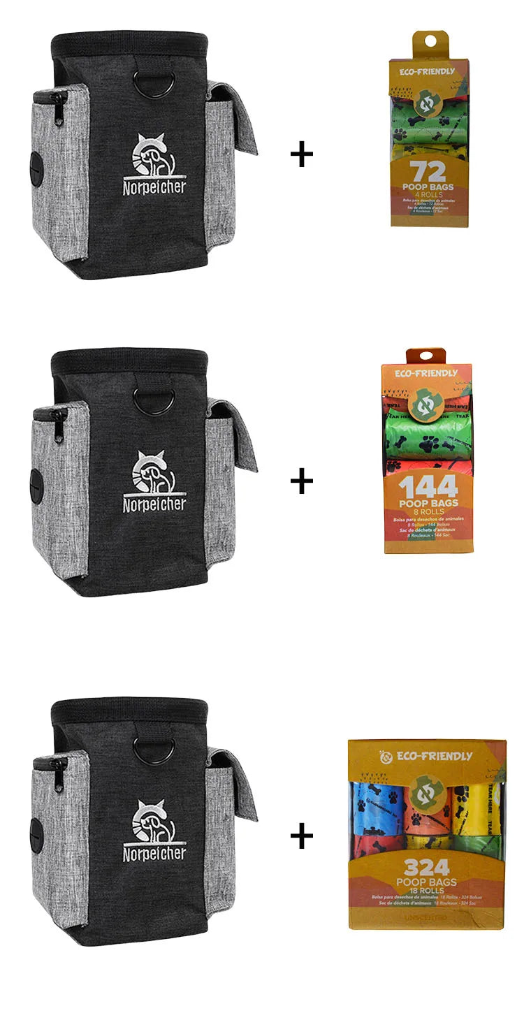 Dog outdoor training bag Dog Fanny pack therapy bag Multi-functional pet bag