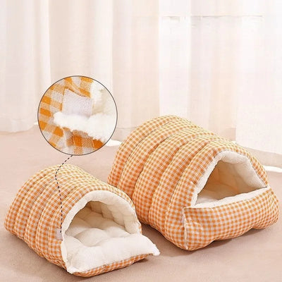 Closed Cat Bed Removable Pet Litter Four Seasons Warm Cat Litter Winter