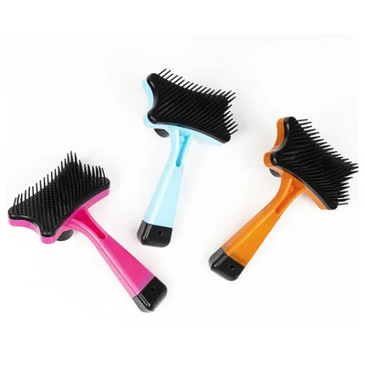 Dog Brush Cat Grooming Brush Self Cleaning Static