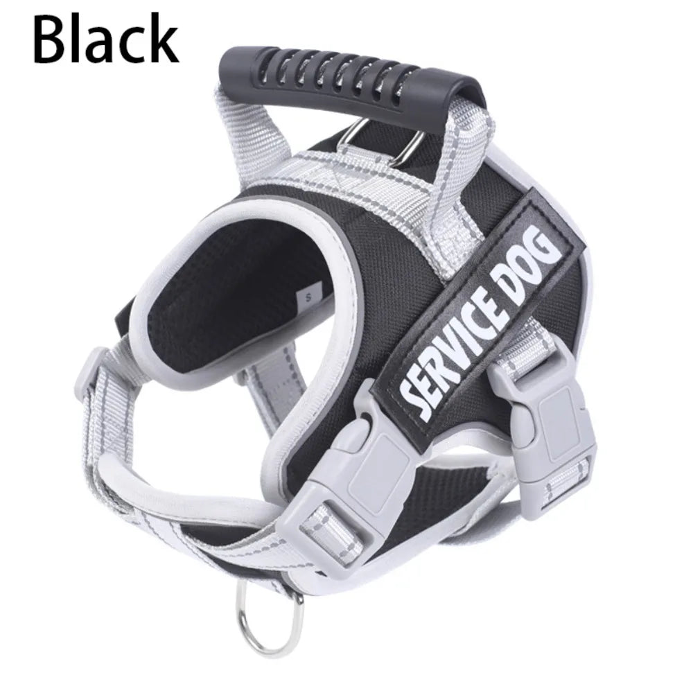 Chest Collars Adjustable Dog Harness Reflective Leash Set Reflective