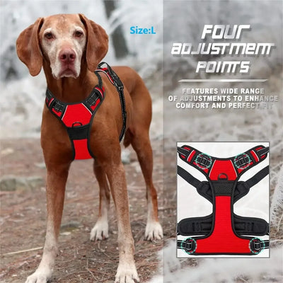 Dog Collar Harness Set Adjustable Leather Puppy