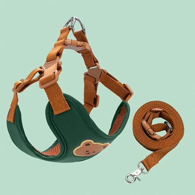 Pet Dog Harness Leash Set Small Medium Dog Cat Vest