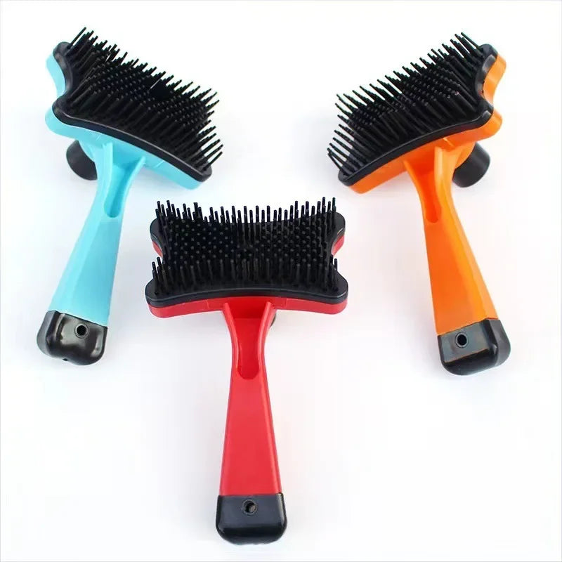 Dog Brush Cat Grooming Brush Self Cleaning Static