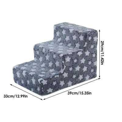 Removable Washable Dog Stairs Pet Stairs Dog Climbing Ladder