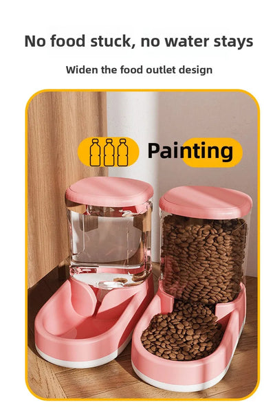 Dog water dispenser cat automatic feeder dog feeding water