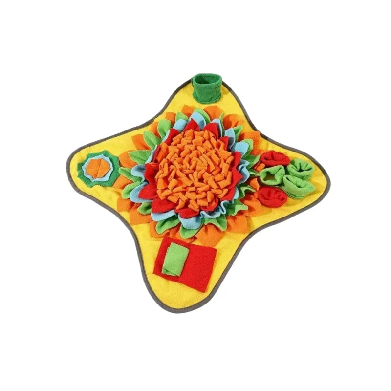 Pet Sniffing Training Mat Dogs Cats Educational Stress Relief Bite Resistant