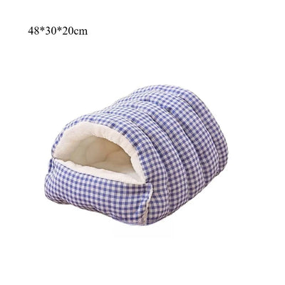 Closed Cat Bed Removable Pet Litter Four Seasons Warm Cat Litter Winter