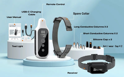 800m Digital Dog Training Collar Waterproof Rechargeable Remote