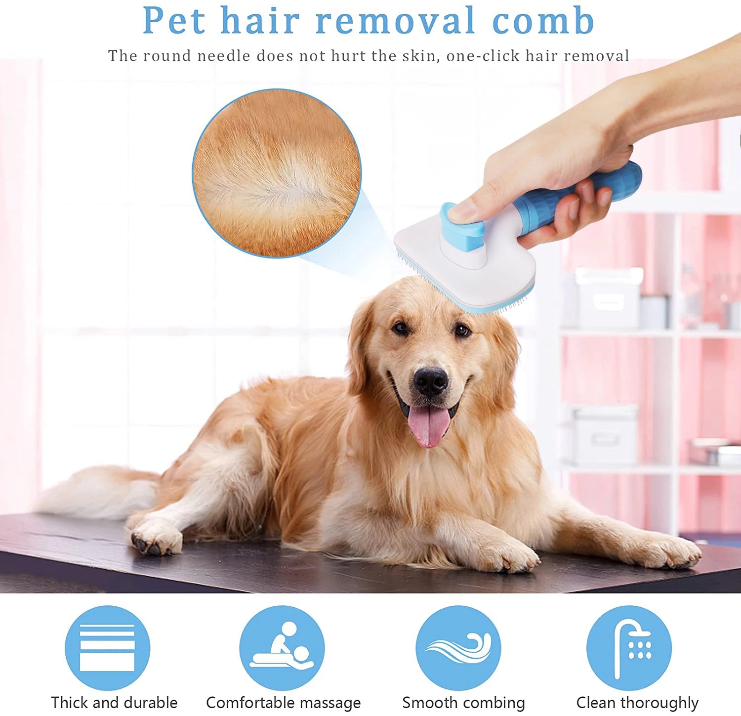 Dog Hair Remover Brush Cat Dog Hair Grooming And Care Comb