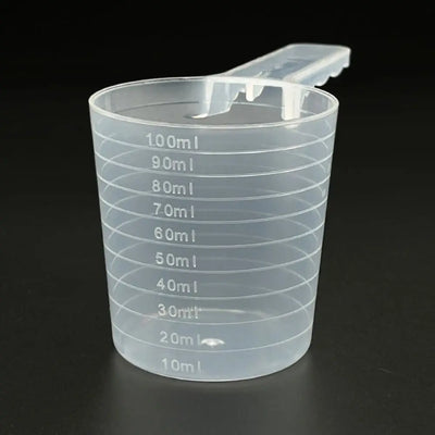 Transparent Pet Measuring Spoon With Scale, Plastic Dog Feeding