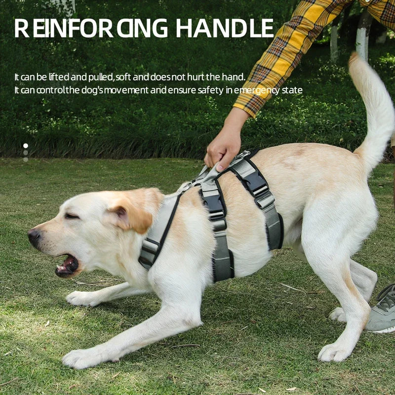 Dog Harness Outdoor Sports Harness Adjustable Anti-Breakaway