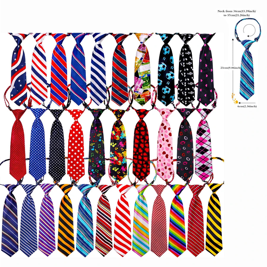 30/50PCS Dog Grooming Pets Dogs Neckties Small Dog Bowties