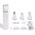 4 in 1 Pet Electric Hair Trimmer with 4 Blades Grooming Clipper Nail Grinder Professional Recharge Haircut for Dogs Cat